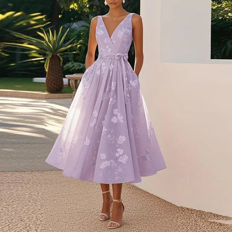 Vintém d'Ouro - Vestido Midi Elegante