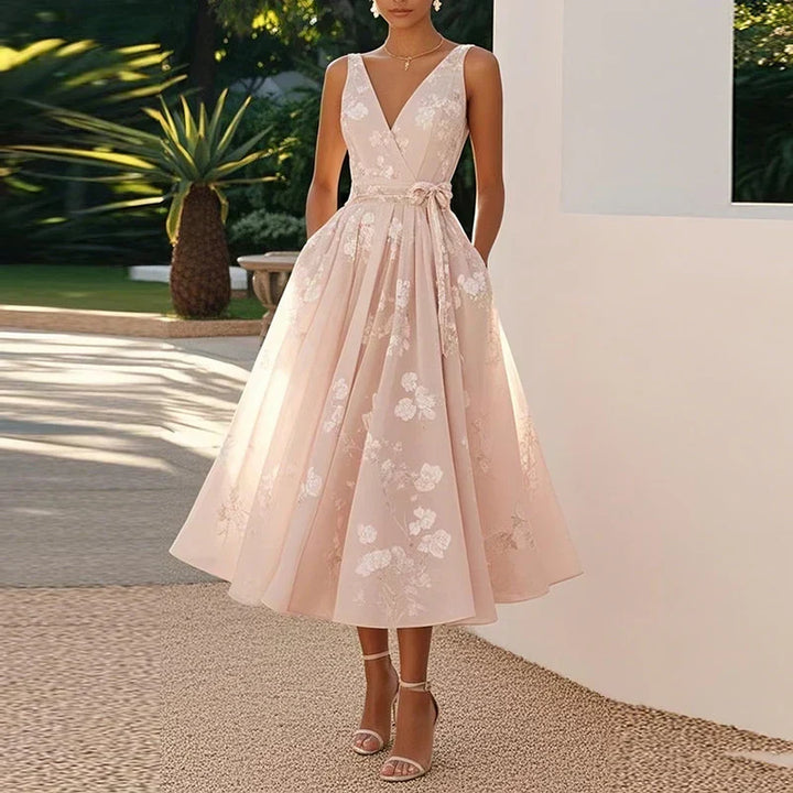 Vintém d'Ouro - Vestido Midi Elegante