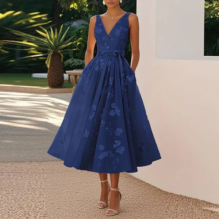 Vintém d'Ouro - Vestido Midi Elegante