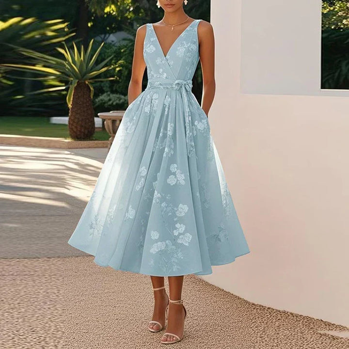 Vintém d'Ouro - Vestido Midi Elegante