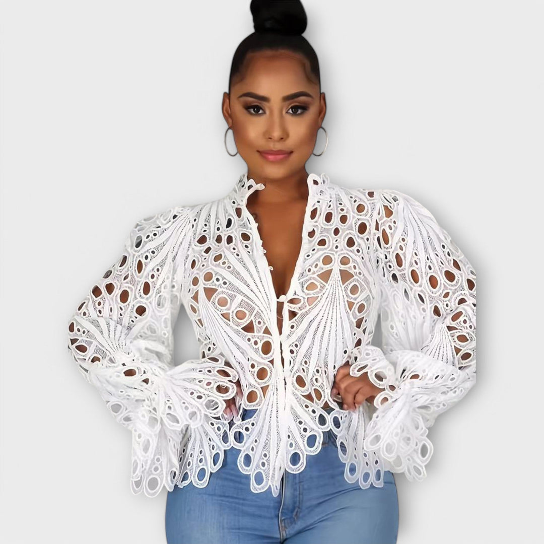 Vintém d'Ouro - Blusa Assimétrica