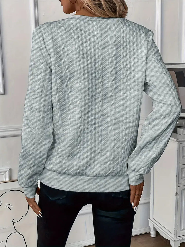 Vintém d'Ouro - Camisola de malha com estilo e elegância