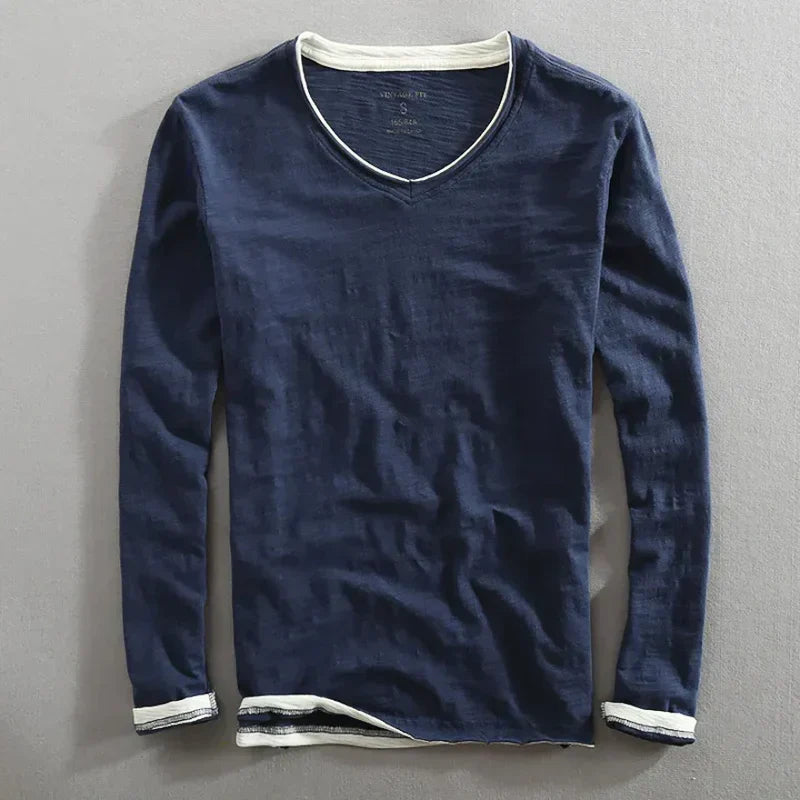 Vintém d'Ouro - Camiseta de manga longa Paris Vintage