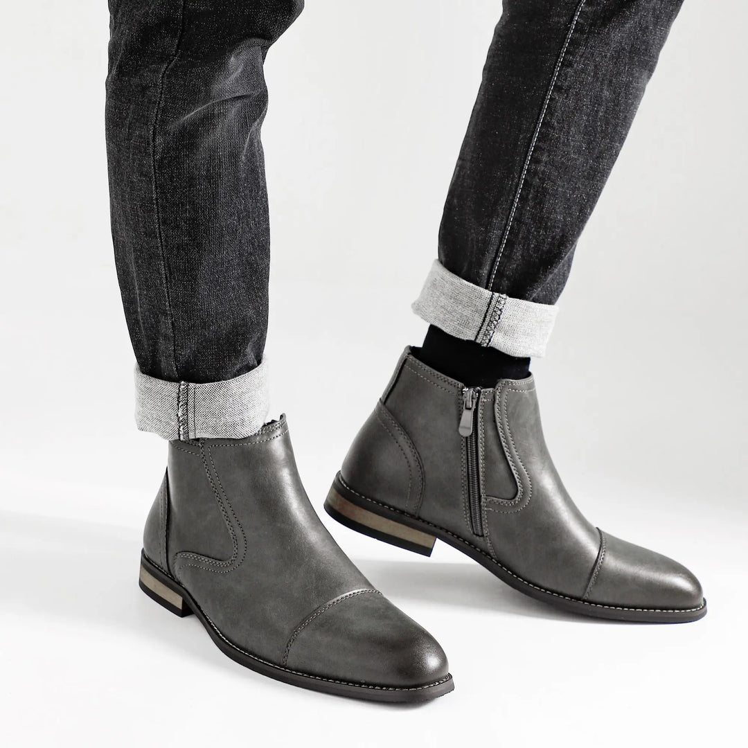 Vintém d'Ouro - Botas Chelsea em couro