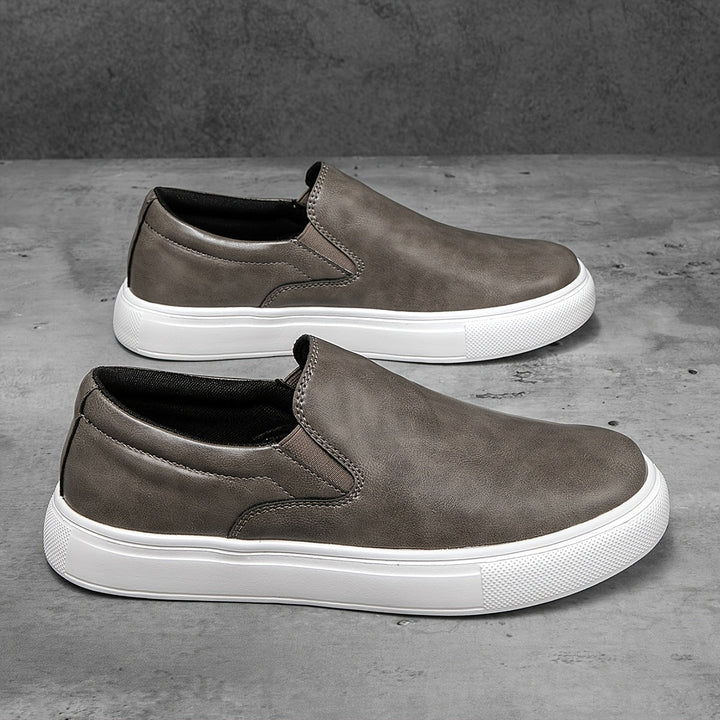 Vintém d'Ouro - Sapatos casuais de couro sem atacadores