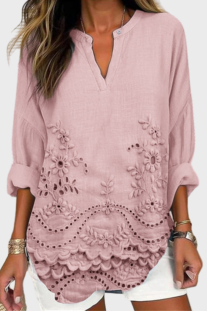 Vintém d'Ouro - Camisa Coastal Bloom