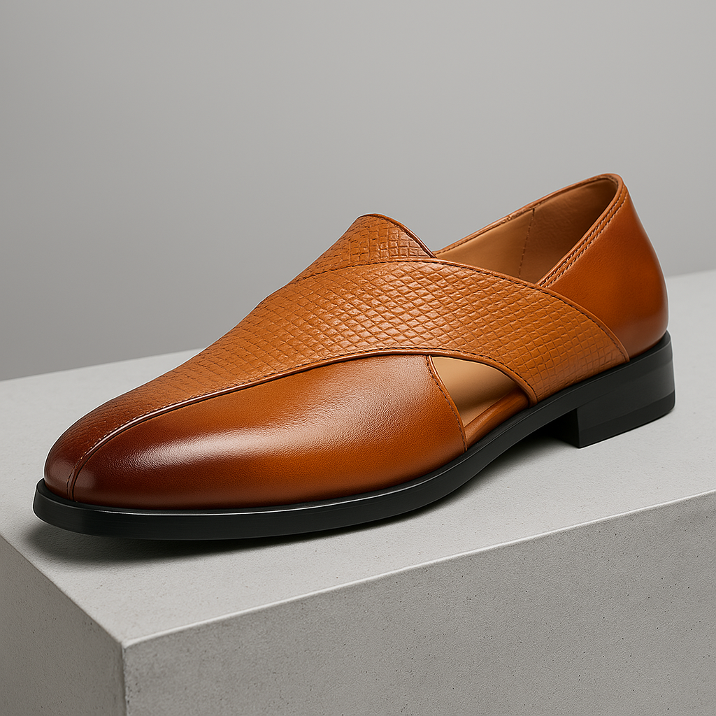Vintém d'Ouro - Mocassins de couro vintage