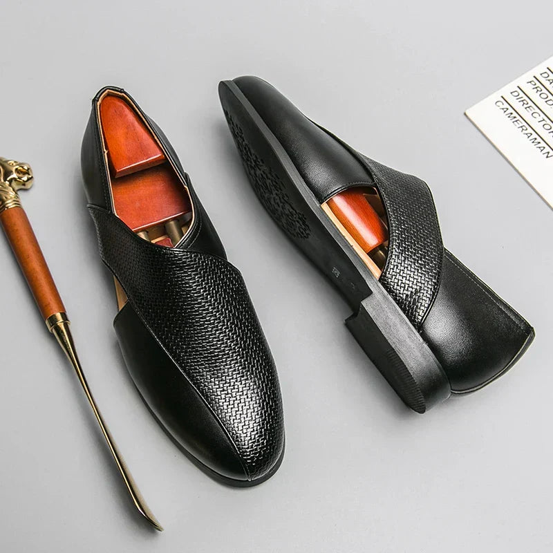 Vintém d'Ouro - Mocassins de couro vintage