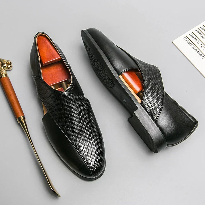 Vintém d'Ouro - Mocassins de couro vintage