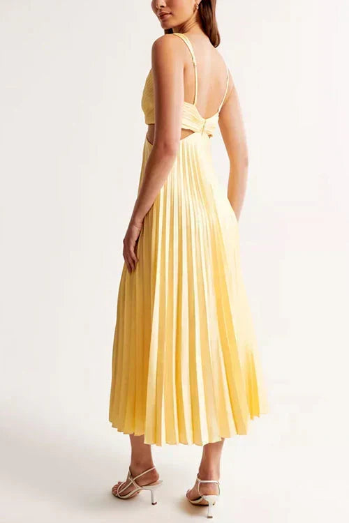 Vintém d'Ouro - Vestido Midi Sem Mangas