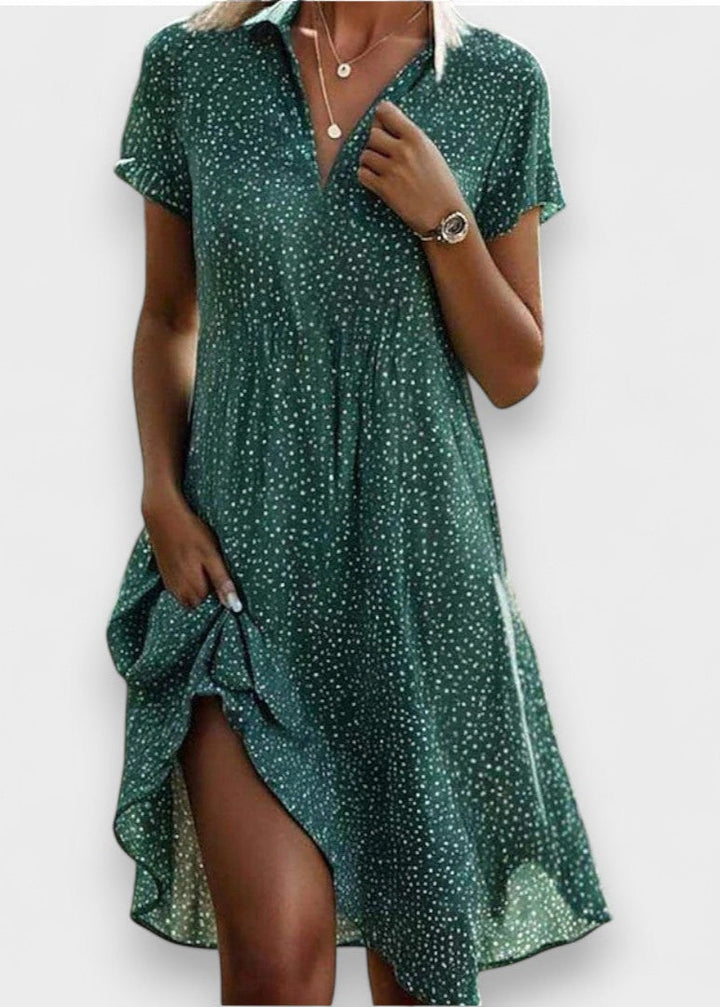 Vintém d'Ouro - Vestido Midi Versátil