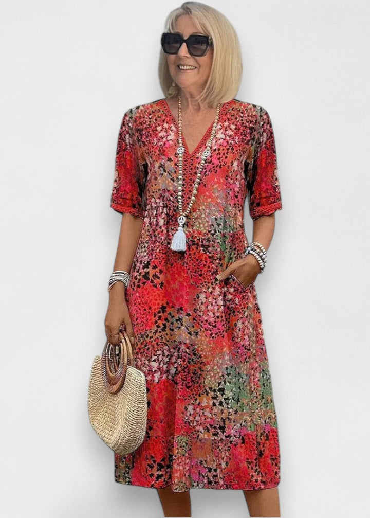 Vintém d'Ouro - Vestido Midi Feminino