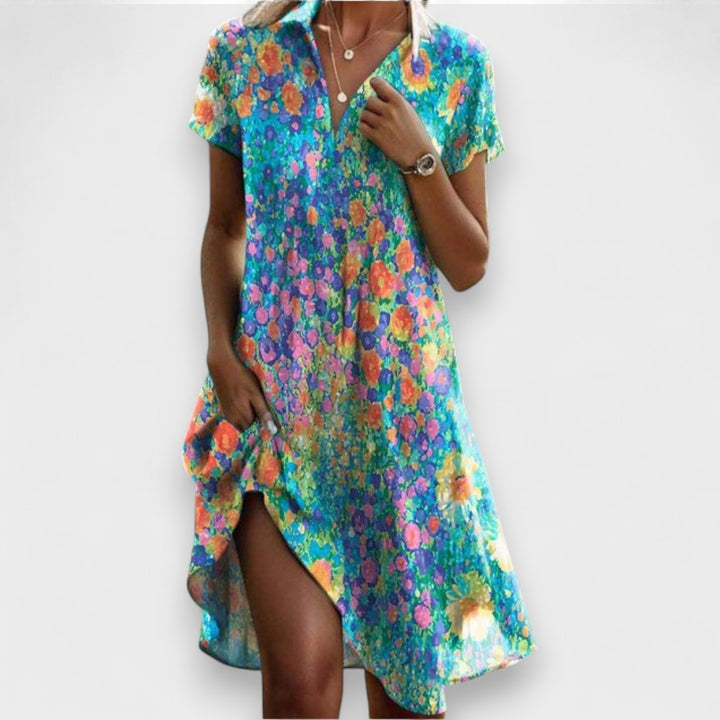 Vintém d'Ouro - Vestido Midi Elegância Atemporal