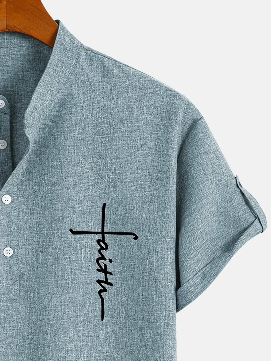 Vintém d'Ouro - Camisa Elegante com Colarinho Moderno
