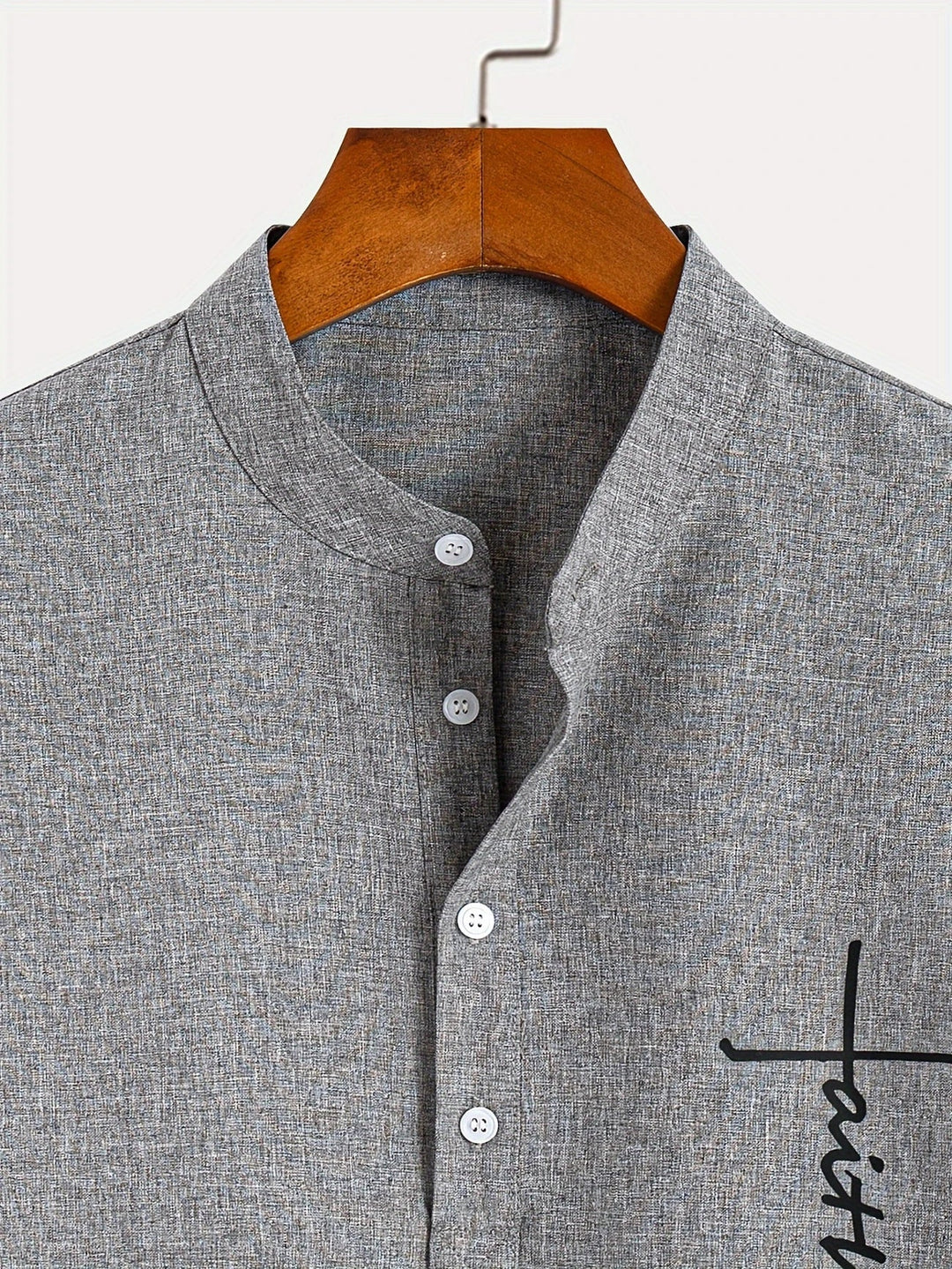 Vintém d'Ouro - Camisa Elegante com Colarinho Moderno