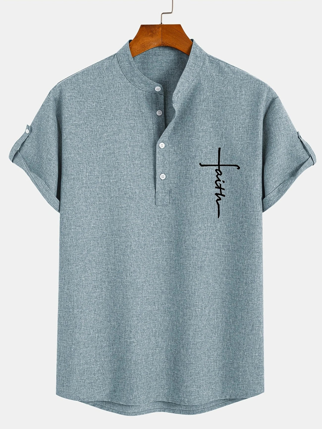 Vintém d'Ouro - Camisa Elegante com Colarinho Moderno