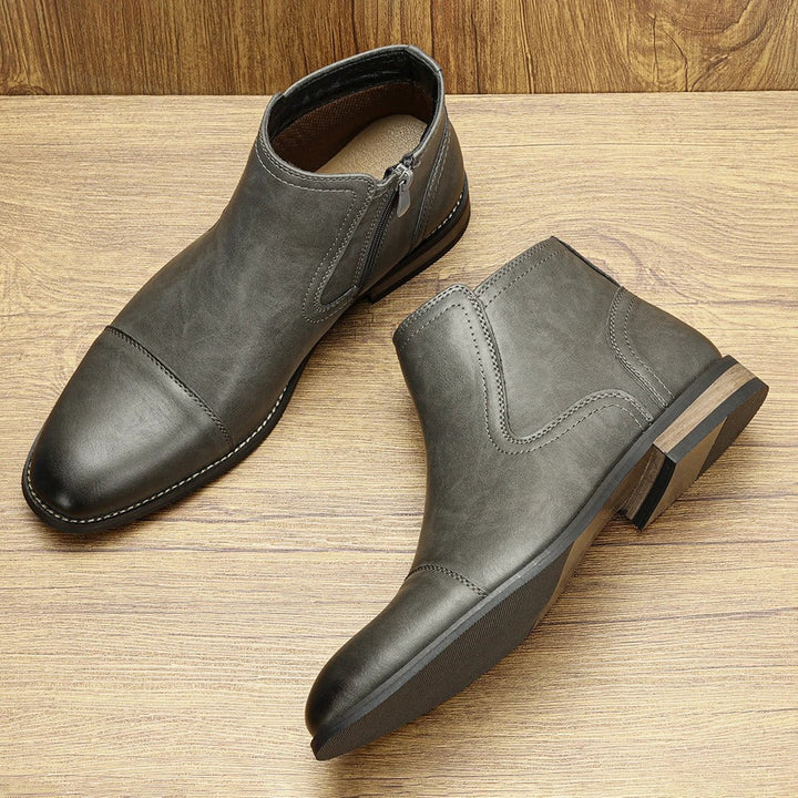 Vintém d'Ouro - Botas Chelsea em couro