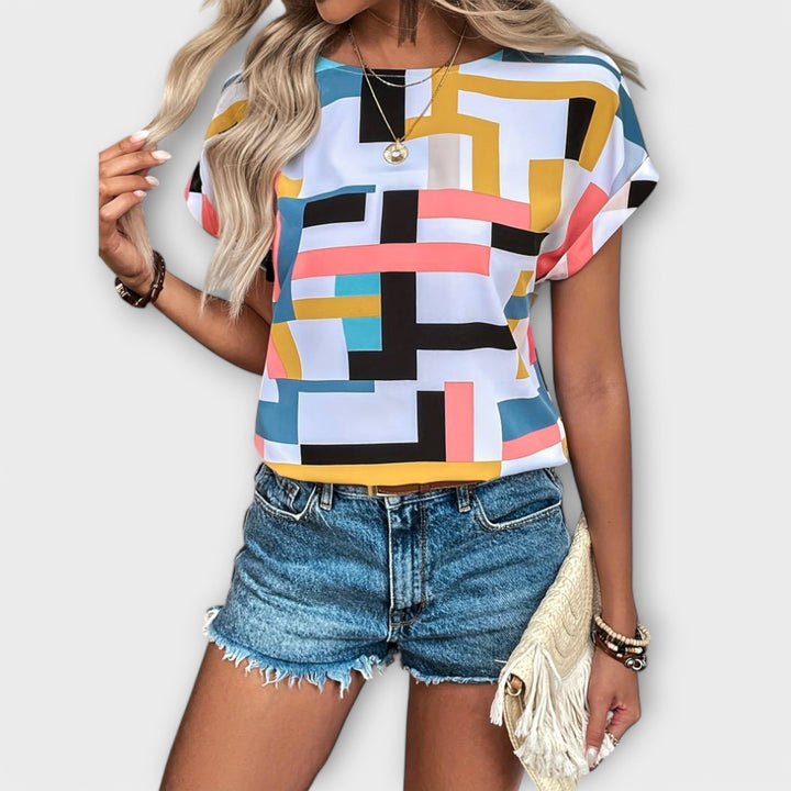 Vintém d'Ouro - Blusa de manga curta