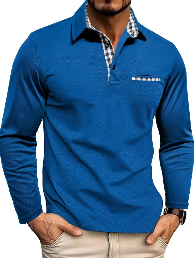 Vintém d'Ouro - Camisa polo de mangas longas