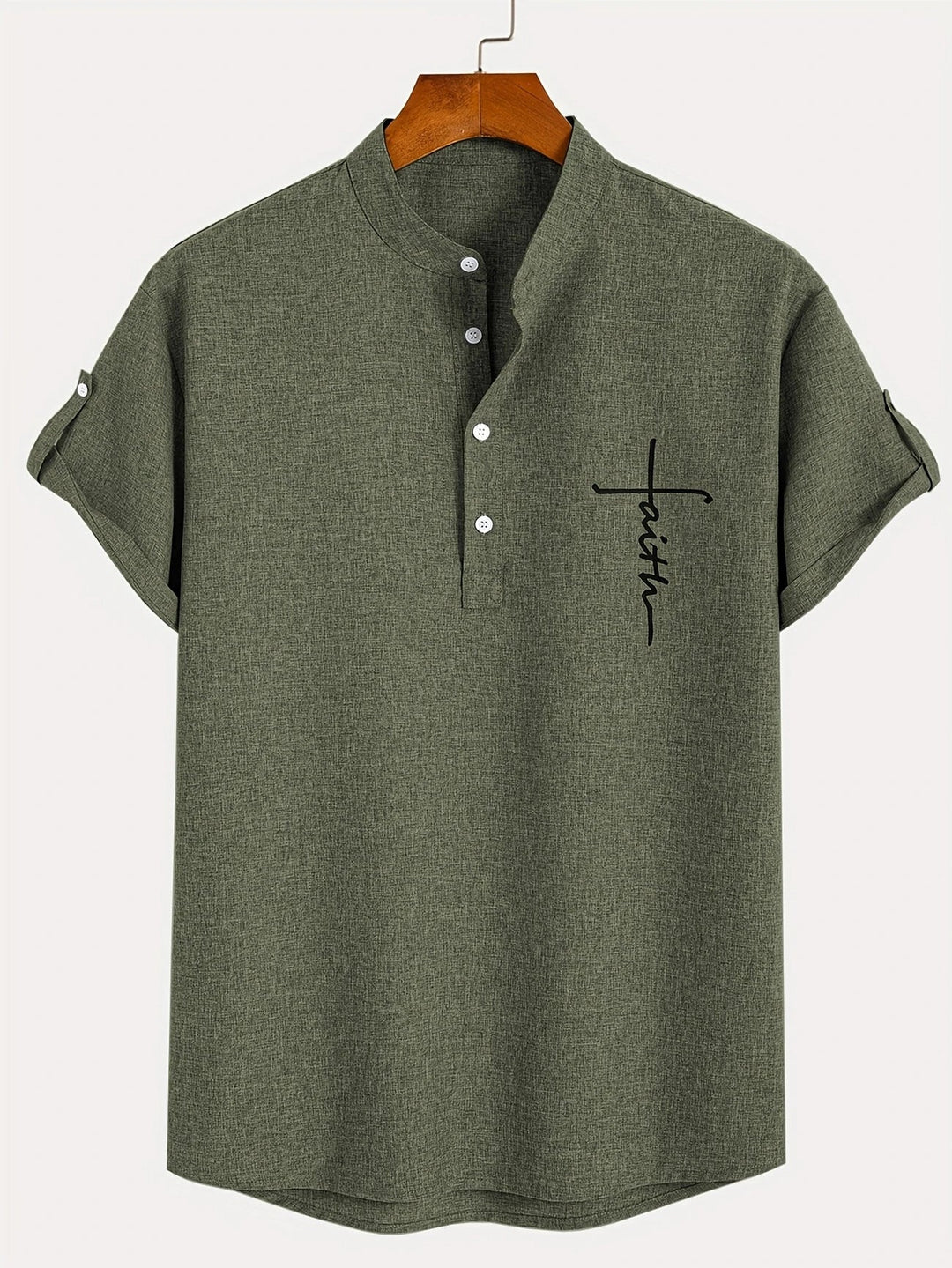 Vintém d'Ouro - Camisa Elegante com Colarinho Moderno