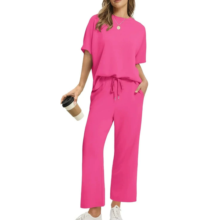 Vintém d'Ouro - Conjunto casual de blusa e calça