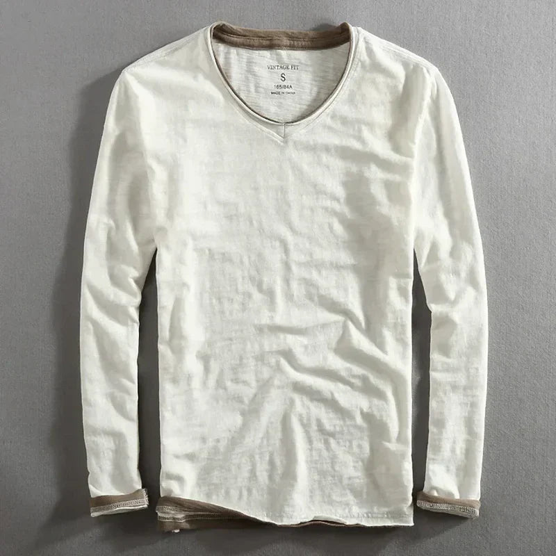 Vintém d'Ouro - Camiseta de manga longa Paris Vintage