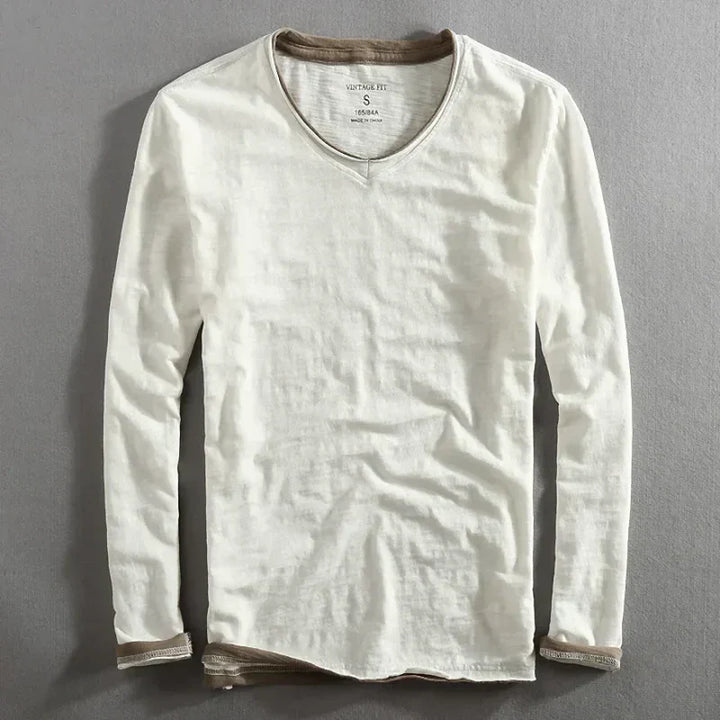 Vintém d'Ouro - Camiseta de manga longa Paris Vintage