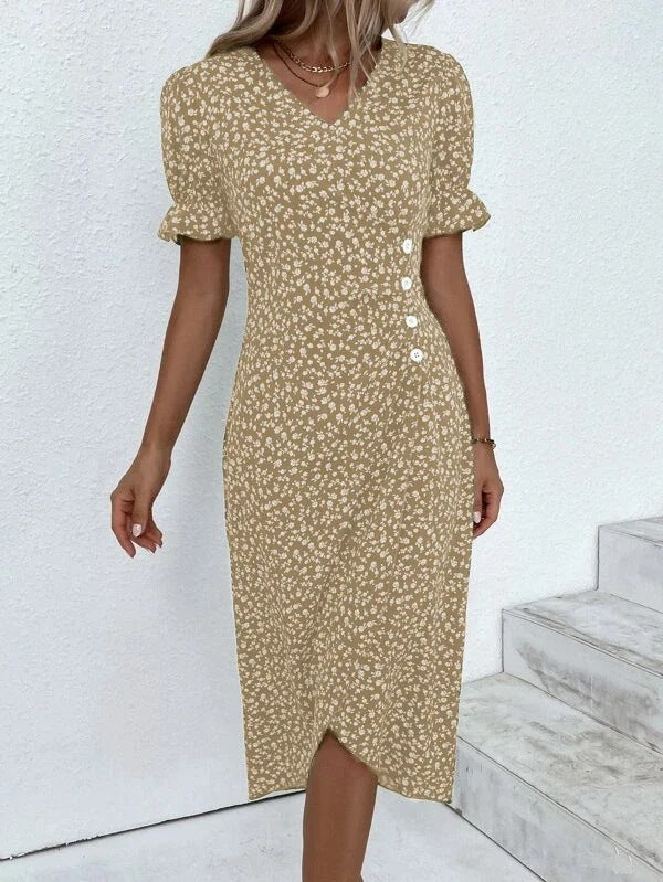 Vintém d'Ouro - Vestido Envelope Leve