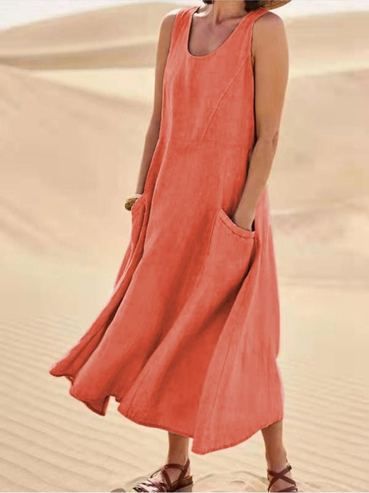 Vintém d'Ouro - Vestido Leve para o Verão