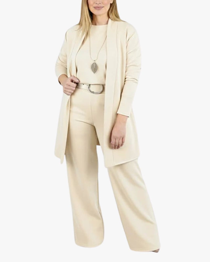 Vintém d'Ouro - Conjunto Premium de 3 Peças – Look Completo Elegante e Confortável