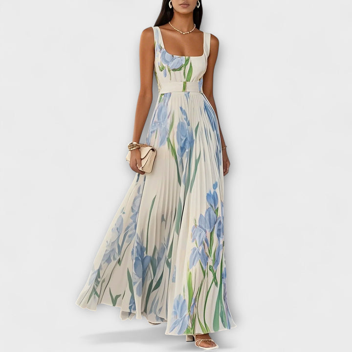 Vintém d'Ouro - Vestido Maxi em Chiffon