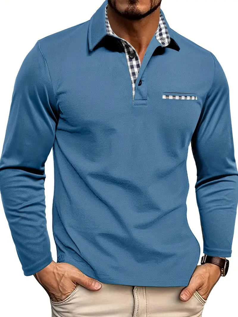 Vintém d'Ouro - Camisa polo de mangas longas