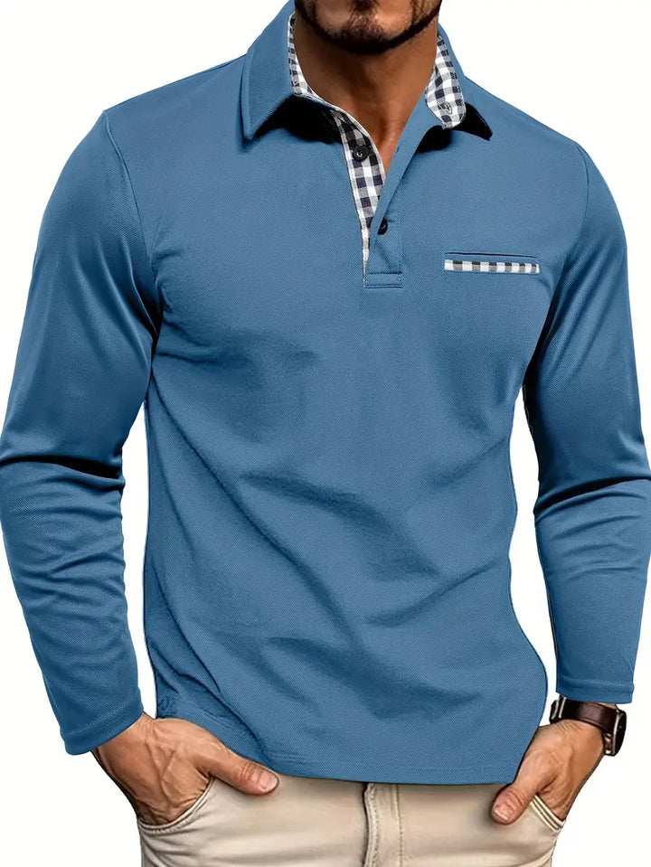 Vintém d'Ouro - Camisa polo de mangas longas