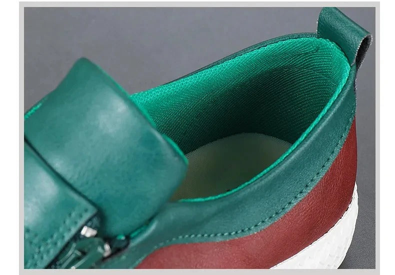 Vintém d'Ouro - Sapatos de couro com fecho