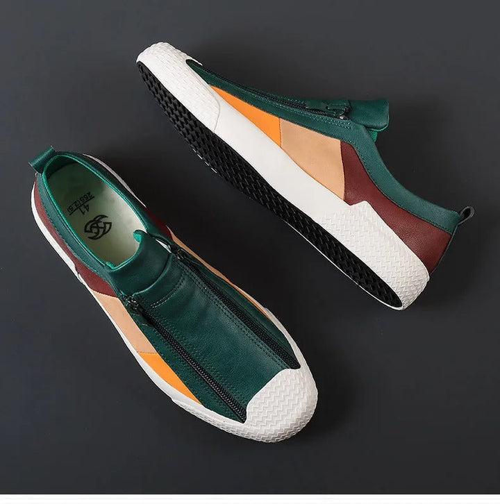 Vintém d'Ouro - Sapatos de couro com fecho