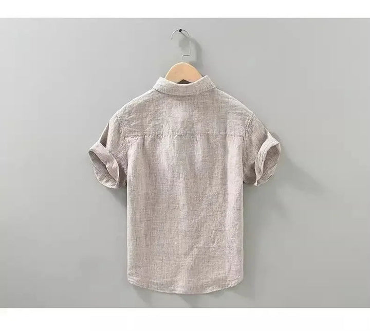 Vintém d'Ouro - Camisa de linho de manga curta