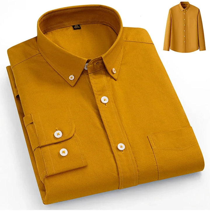 Vintém d'Ouro - Camisa Oxford de algodão