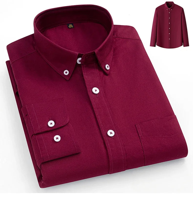Vintém d'Ouro - Camisa Oxford de algodão