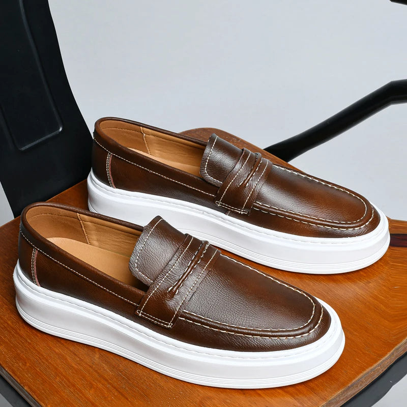 Vintém d'Ouro - Sapatos de barco em couro