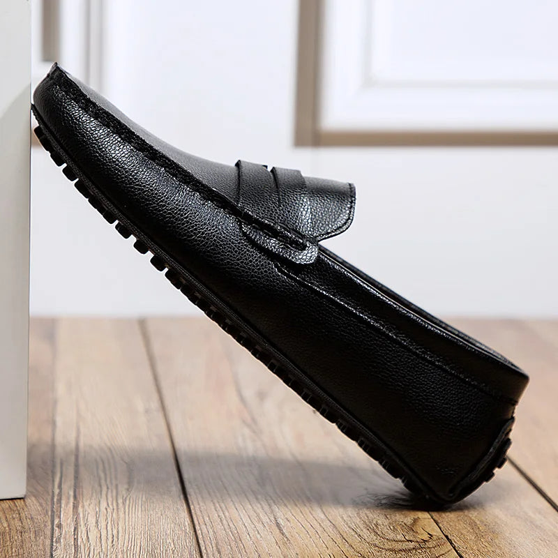 Vintém d'Ouro - Mocassins casuais de verão em pele