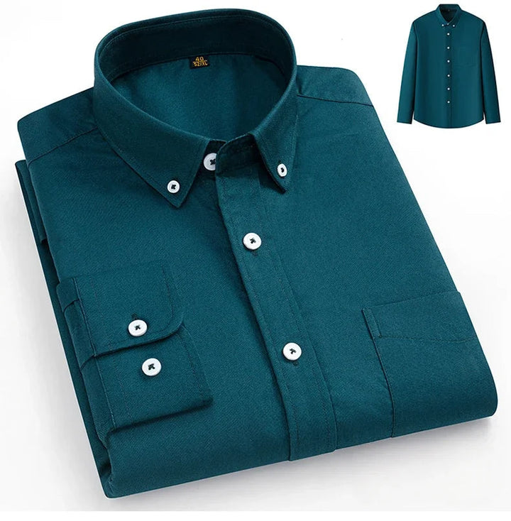 Vintém d'Ouro - Camisa Oxford de algodão