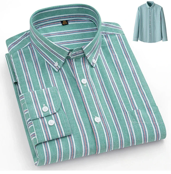 Vintém d'Ouro - Camisa Oxford de algodão