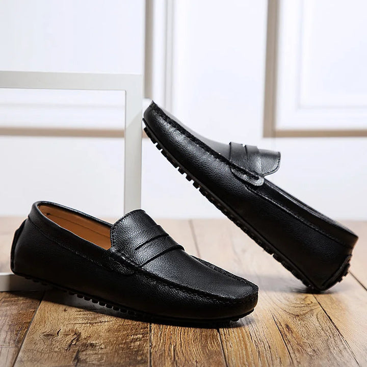 Vintém d'Ouro - Mocassins casuais de verão em pele