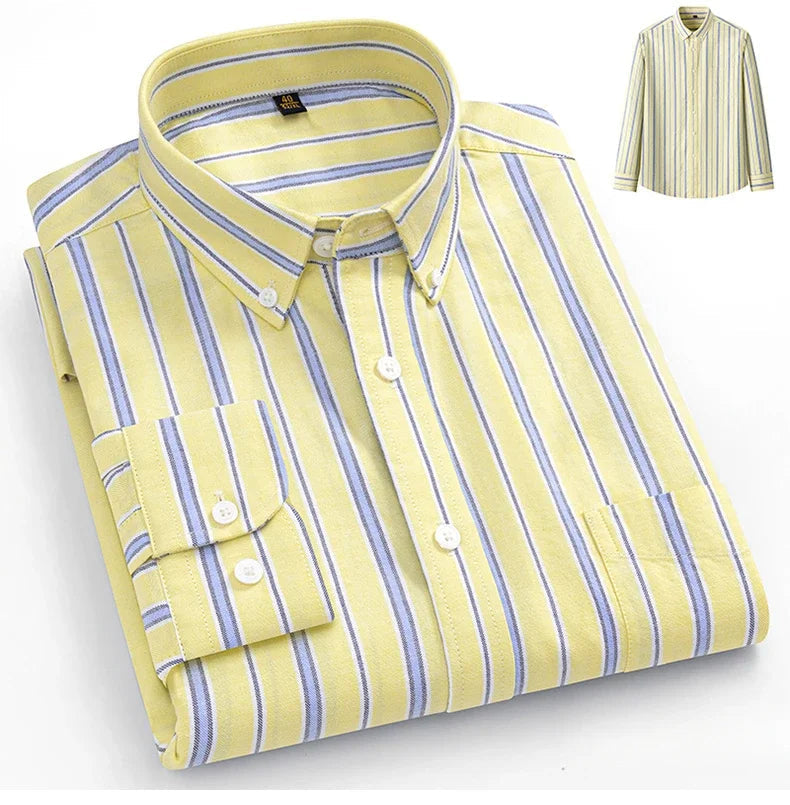 Vintém d'Ouro - Camisa Oxford de algodão