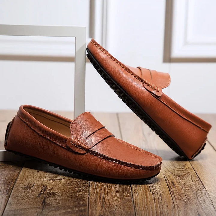 Vintém d'Ouro - Mocassins casuais de verão em pele