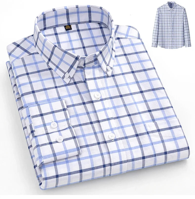 Vintém d'Ouro - Camisa Oxford de algodão