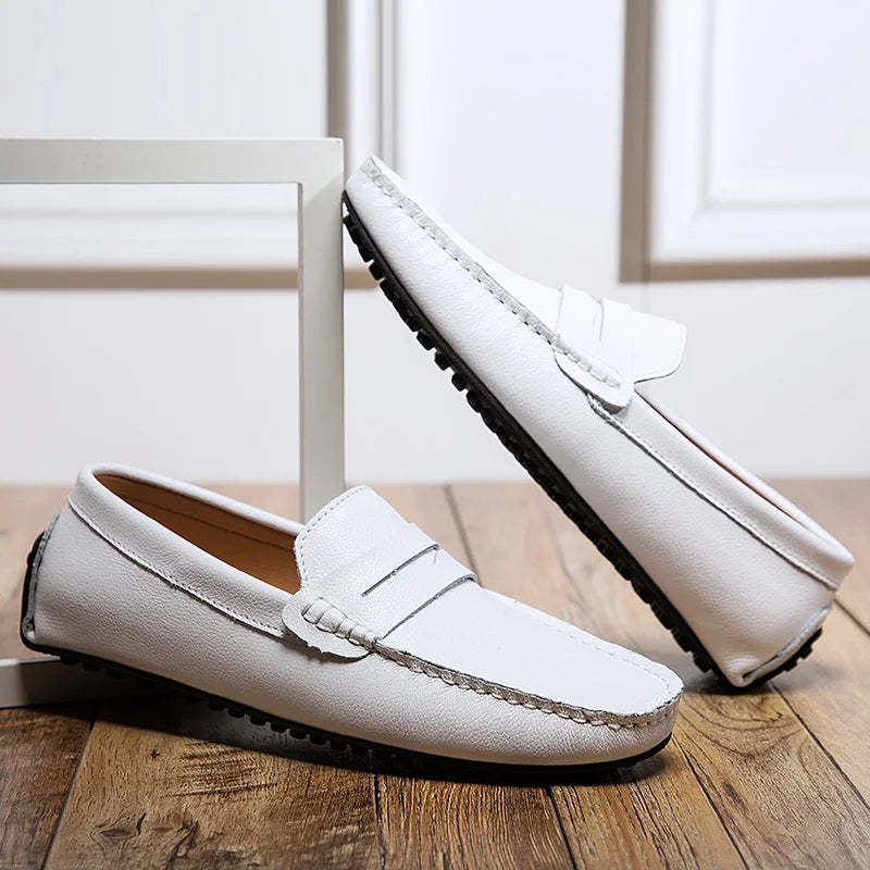 Vintém d'Ouro - Mocassins casuais de verão em pele