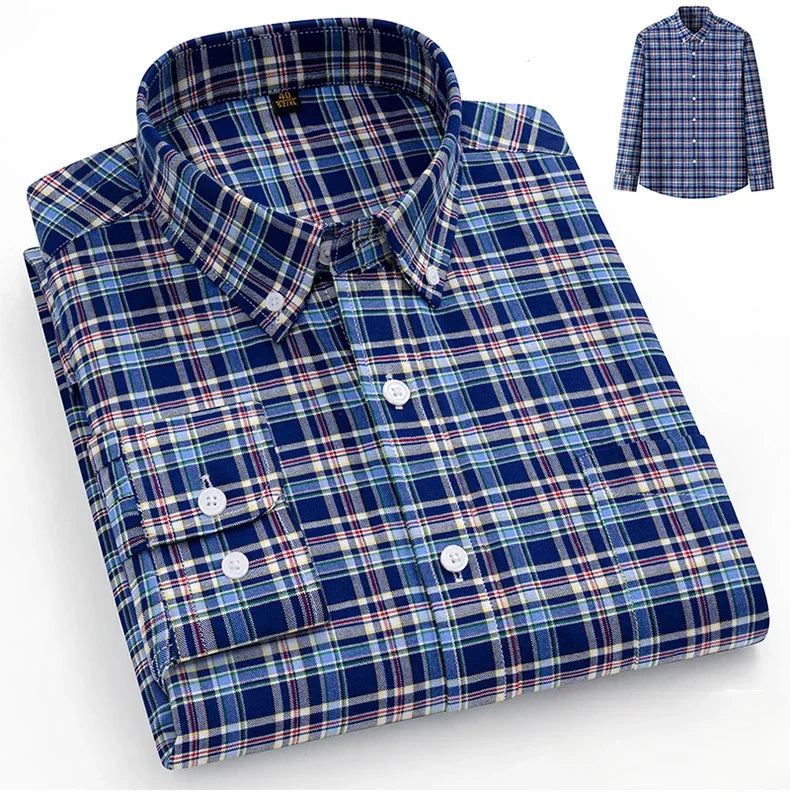 Vintém d'Ouro - Camisa Oxford de algodão