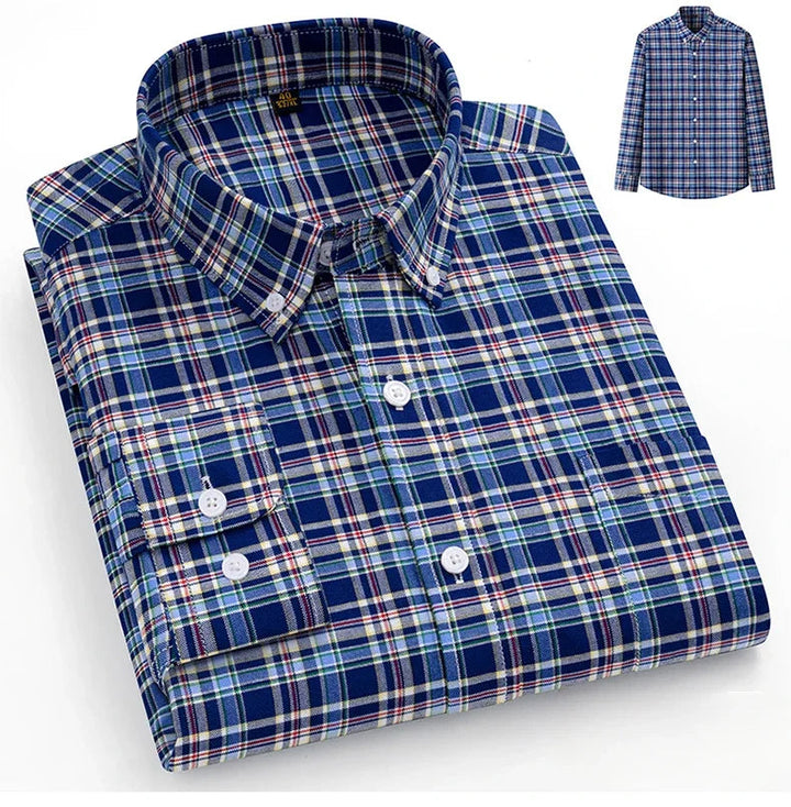Vintém d'Ouro - Camisa Oxford de algodão