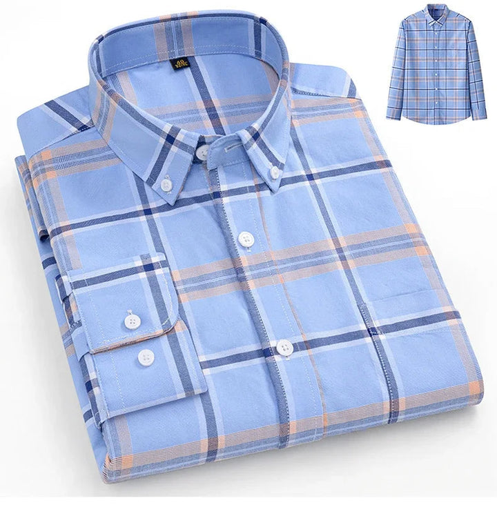 Vintém d'Ouro - Camisa Oxford de algodão